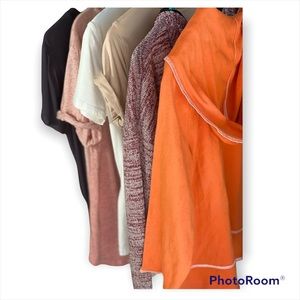 6 Womens shirts - size medium